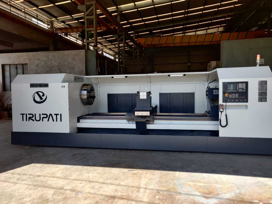 Cnc Roll Turning Lathe Machine - Tcp H600 X 3000 Power Source: Electric