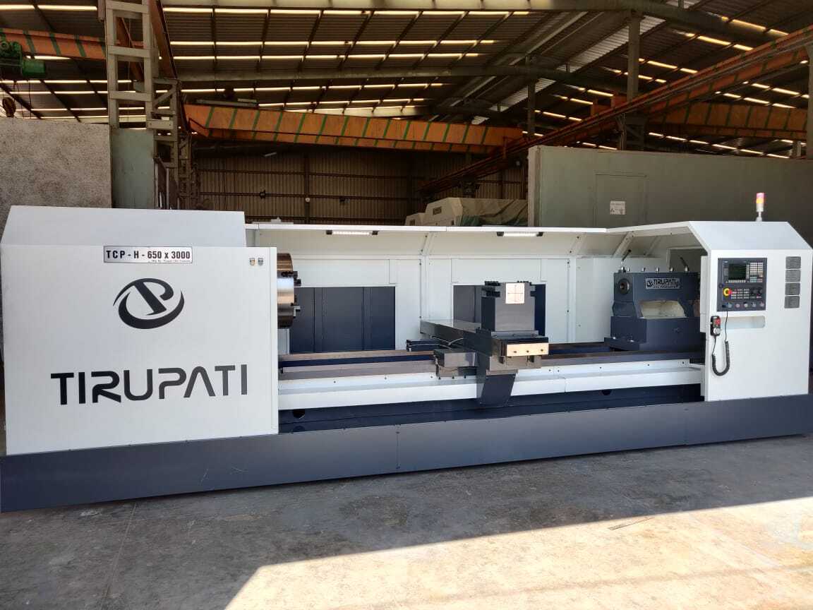 Cnc Roll Turning Lathe Machine - Tcp H600 X 3000 Power Source: Electric