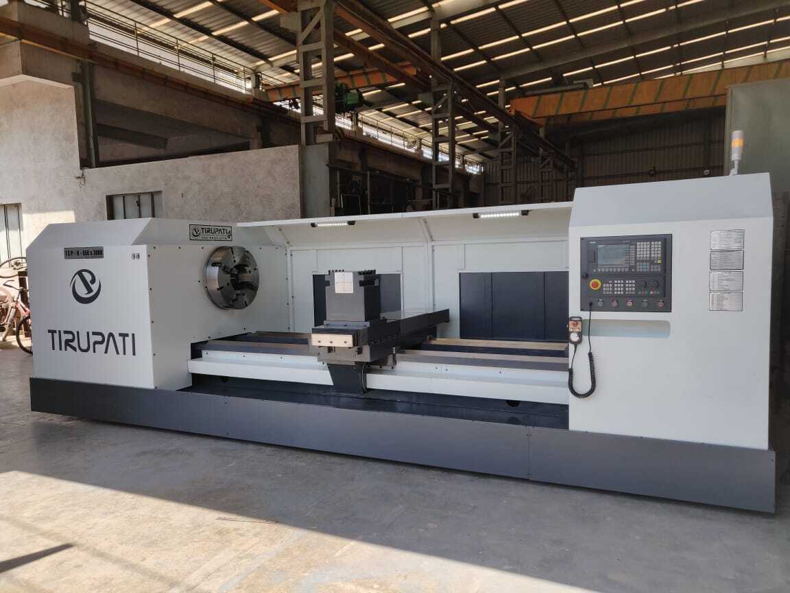 Cnc Roll Turning Lathe Machine - Tcp H600 X 3000 Power Source: Electric