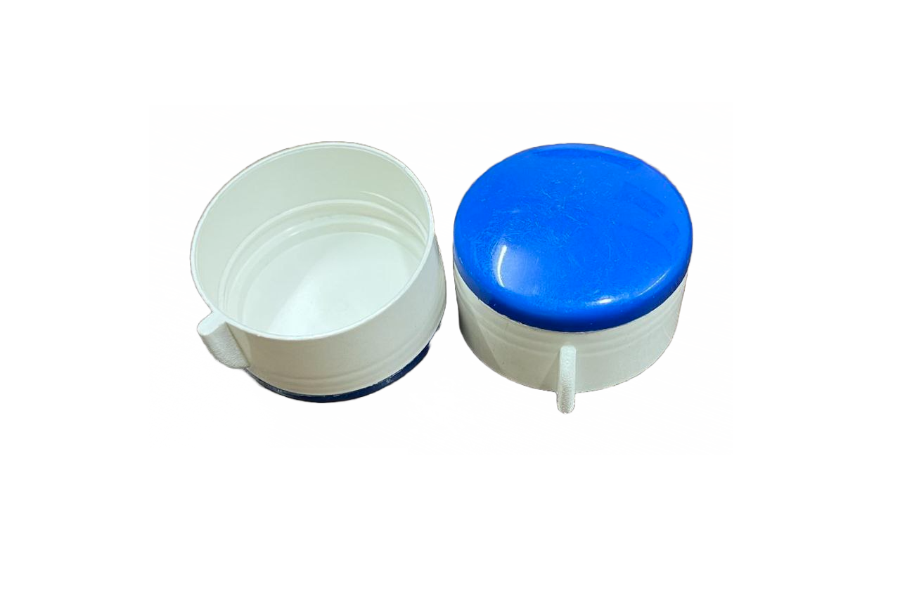 46 Mm Double Color Fridge Bottle Cap - Plastic, 46 Millimeter (Mm), Customized In All Colors | Screw Cap, User-friendly, Lightweight, Warranty Included