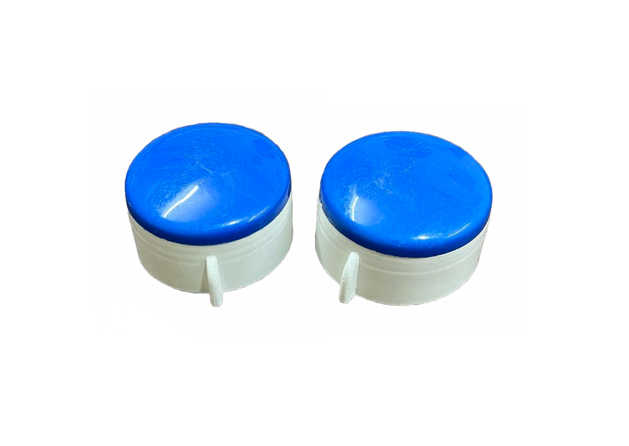 46 Mm Double Color Fridge Bottle Cap - Plastic, 46 Millimeter (Mm), Customized In All Colors | Screw Cap, User-friendly, Lightweight, Warranty Included