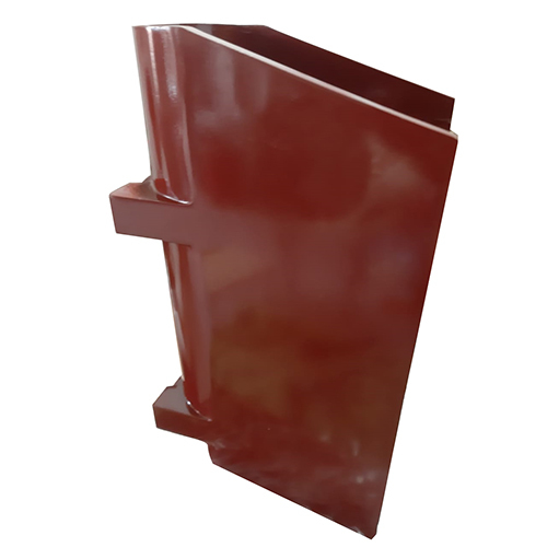 Epoxy Spout Vcb - Stainless Steel, Red Color | Cnc Machined, Painted Finish, Durable Design