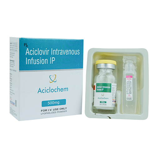 500 मिलीग्राम एसिक्लोविर इंट्रावेनस इन्फ्यूजन आईपी इंजेक्शन