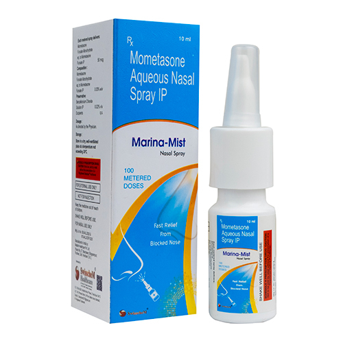 10 मिलीलीटर मोमेटासोन जलीय नाक स्प्रे आईपी सामान्य दवाएं