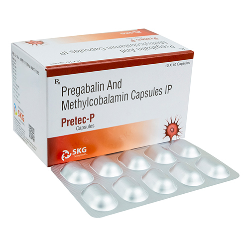 प्रीगैबलिन और मिथाइलकोबालामिन कैप्सूल आईपी सामान्य दवाएं