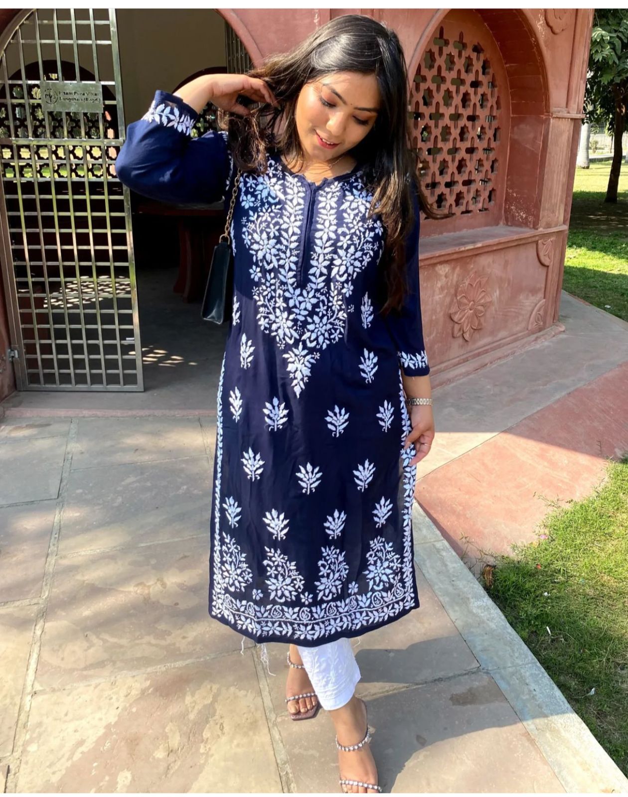 Washable Lucknowi Kurti