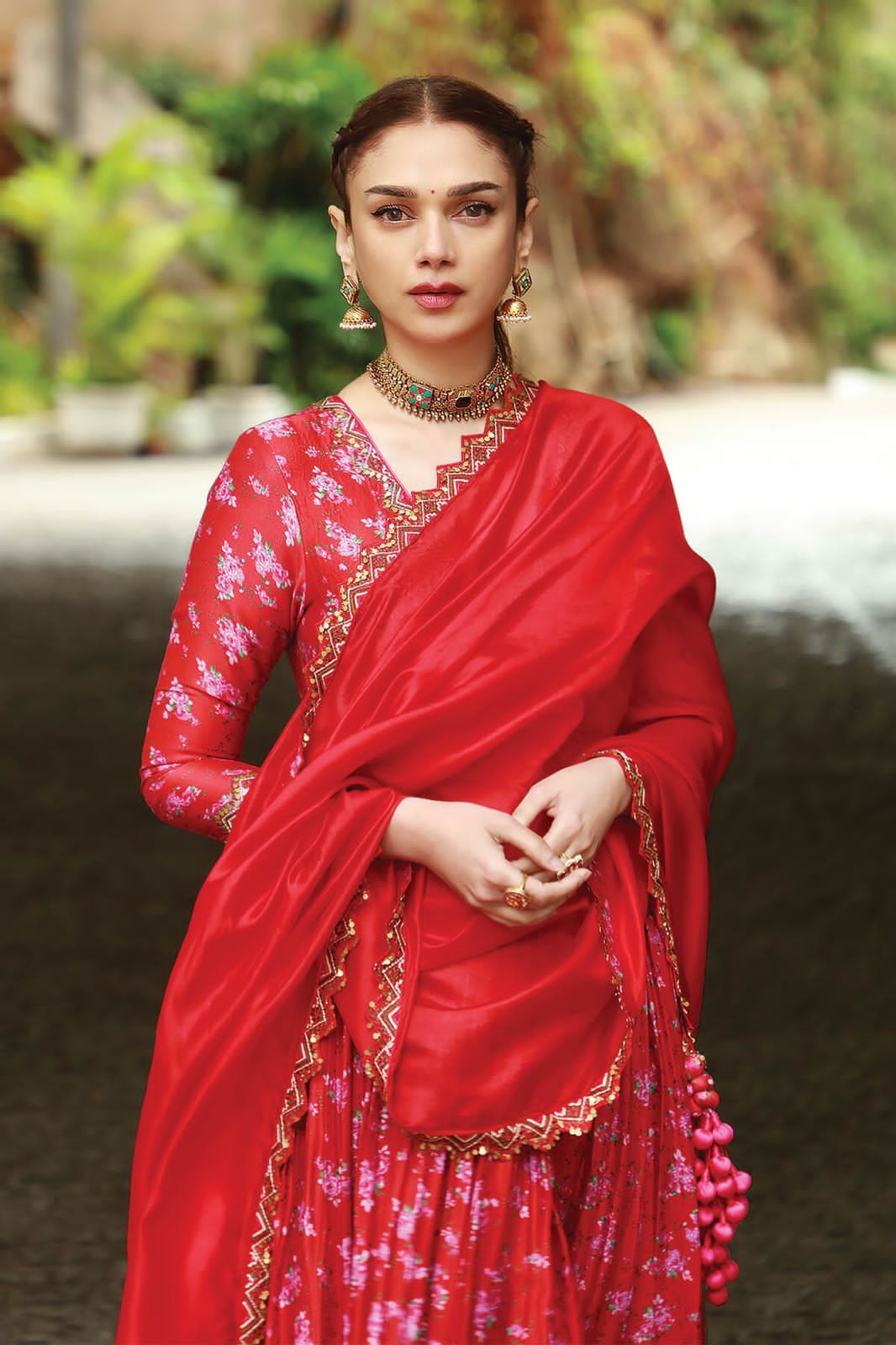 Red Silk Dress