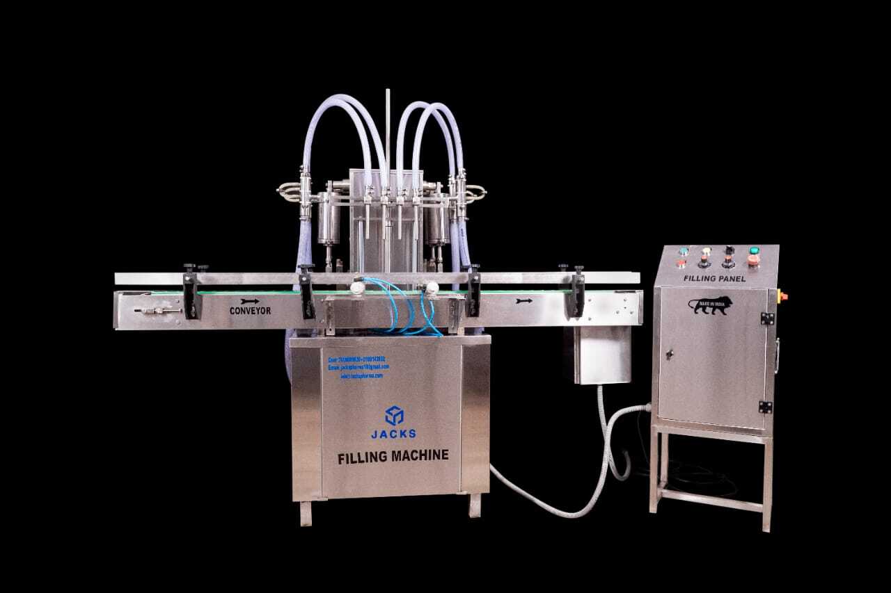 Liquid Filling Machinery - Stainless Steel, 900 X 1800 X 1500 Mm, Silver | High Performance, Lower Energy Consumption, Eco Friendly, Low Noise, High Efficiency, Stable Performance, 1-year Warranty