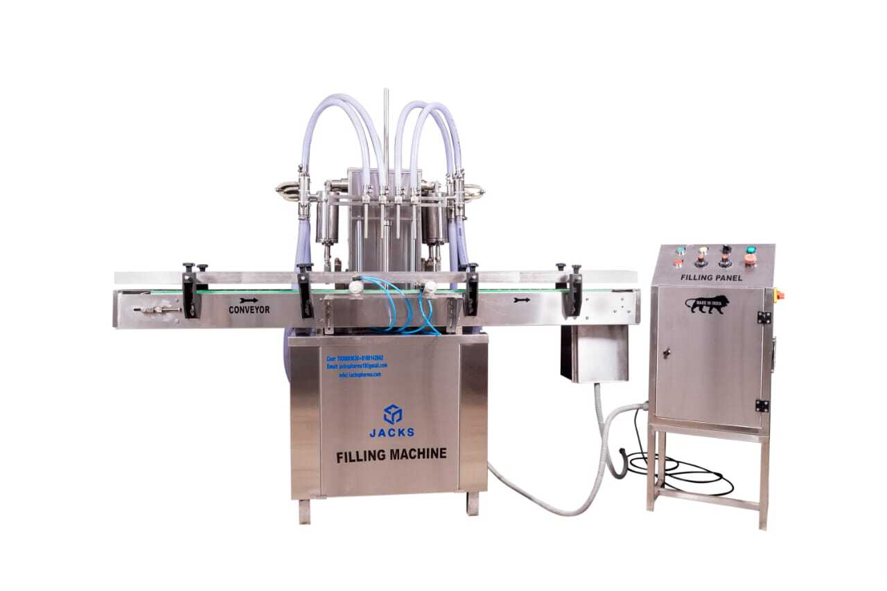 Liquid Filling Machinery - Stainless Steel, 900 X 1800 X 1500 Mm, Silver | High Performance, Lower Energy Consumption, Eco Friendly, Low Noise, High Efficiency, Stable Performance, 1-year Warranty