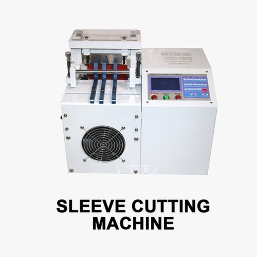 Sleeve Cutting Machine - White, 400x300x430 mm | CNC Precision Cutting, Pattern Recognition, Automation, Versatile Fabric Handling, Rapid Sleeve Styles
