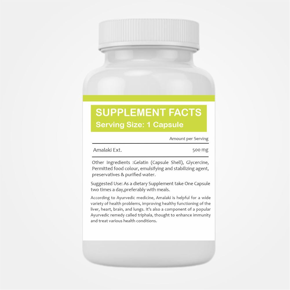 Amalaki Capsule Age Group: For Adults