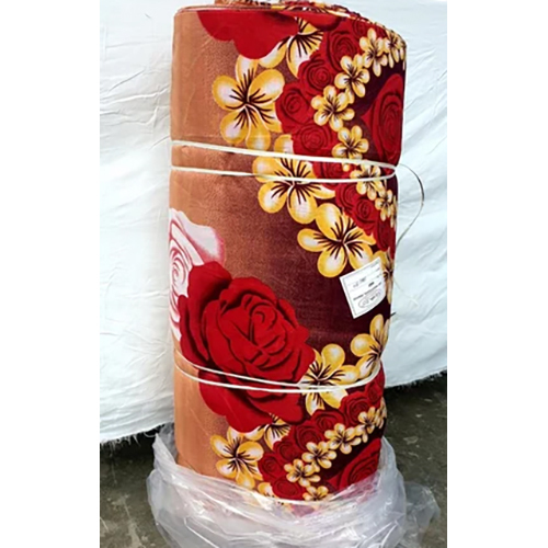 3d Bedsheets Fabric 85gsm - 100% Cotton, Full Size, Blue-multicolor | Washable, Printed Pattern, Includes 2 Pillowcases, Plain Style