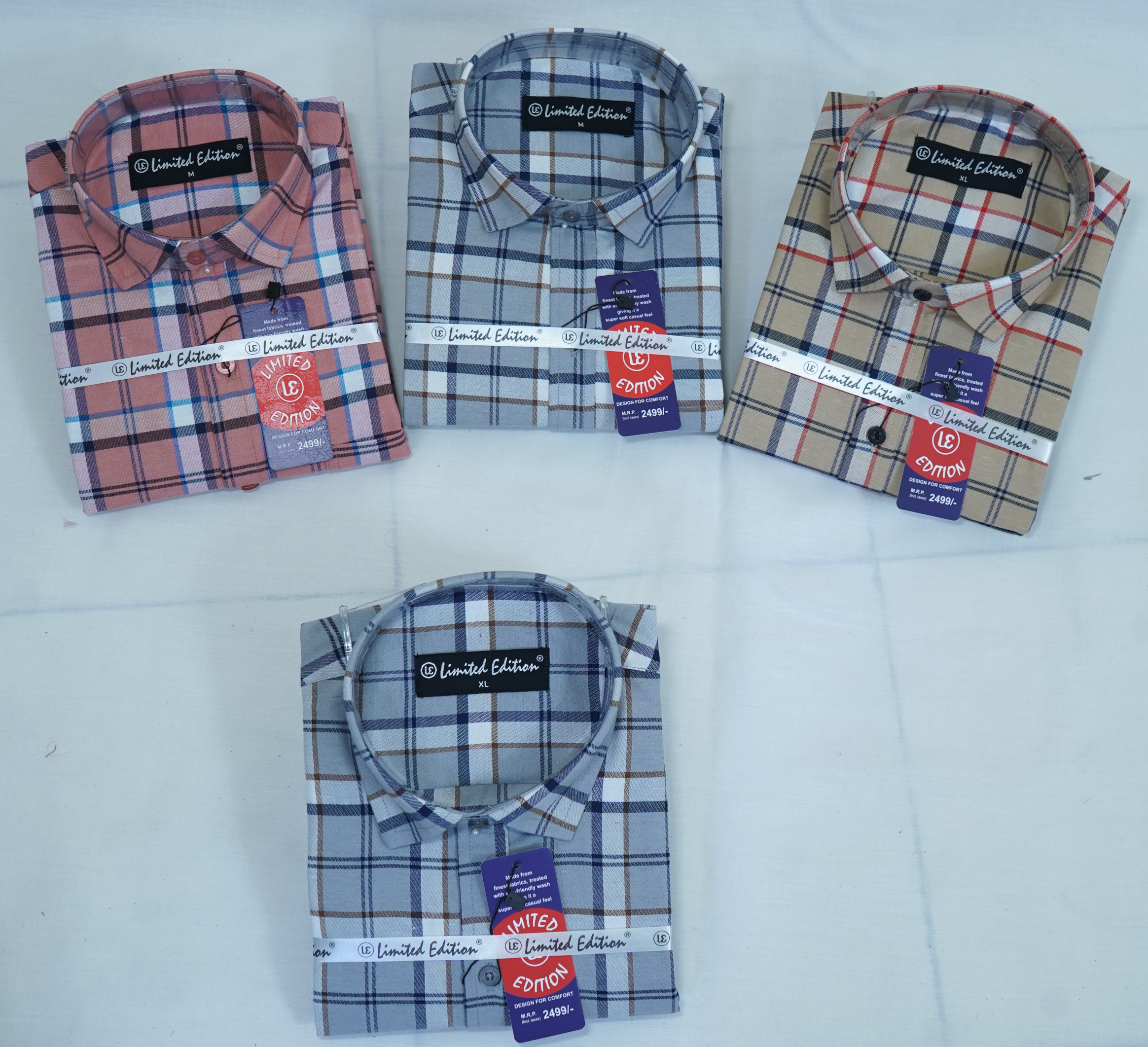 Check Shirts - Cotton, Multicolor | Ideal For Rainy, Spring, And Summer Seasons, Tailored For Male Comfort And Style