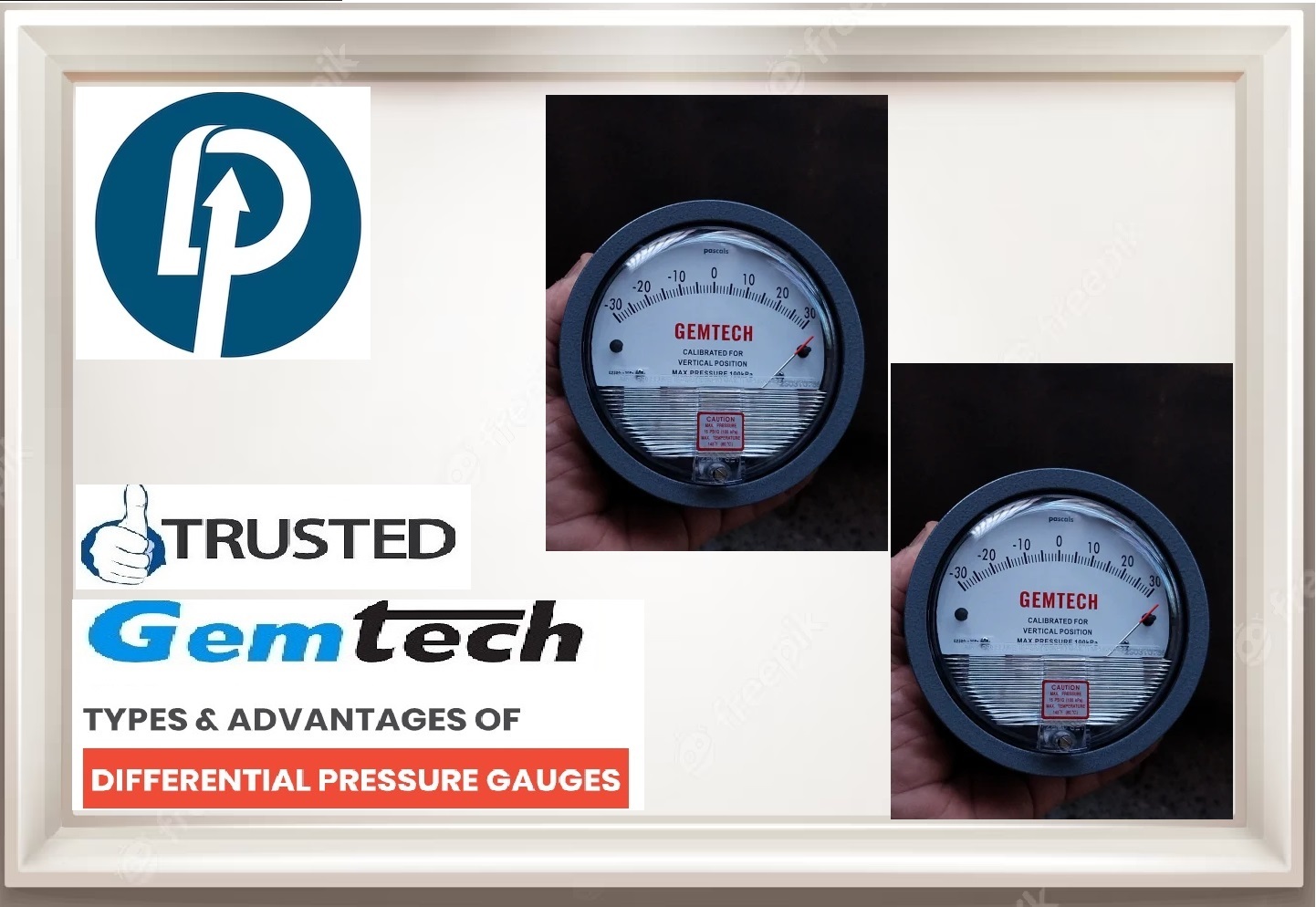 Gemtech Differential Pressure Gauge By Bawal Haryana Accuracy: A 2% Of Full Scale (A 3% On A 0