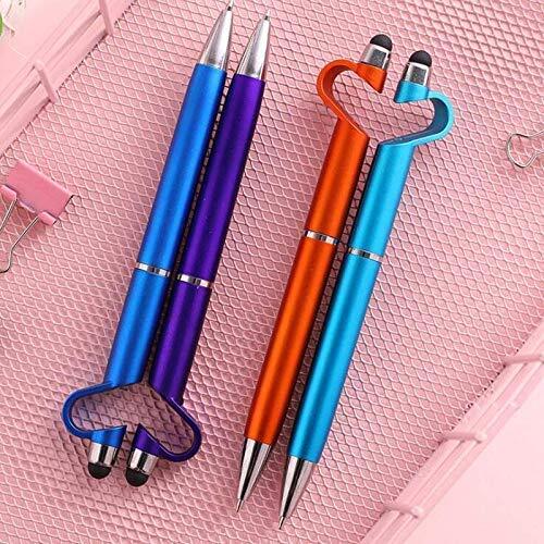 Multi / Assorted 3 In 1 Ballpoint Function Stylus Pen With Mobile Stand (1594)