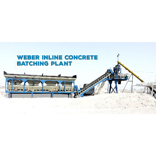 Weber Inline Concrete Batching Plant Industrial