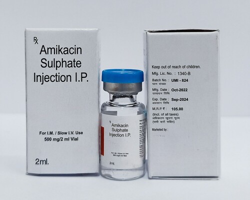 लिक्विड एमिकासिन इंजेक्शन