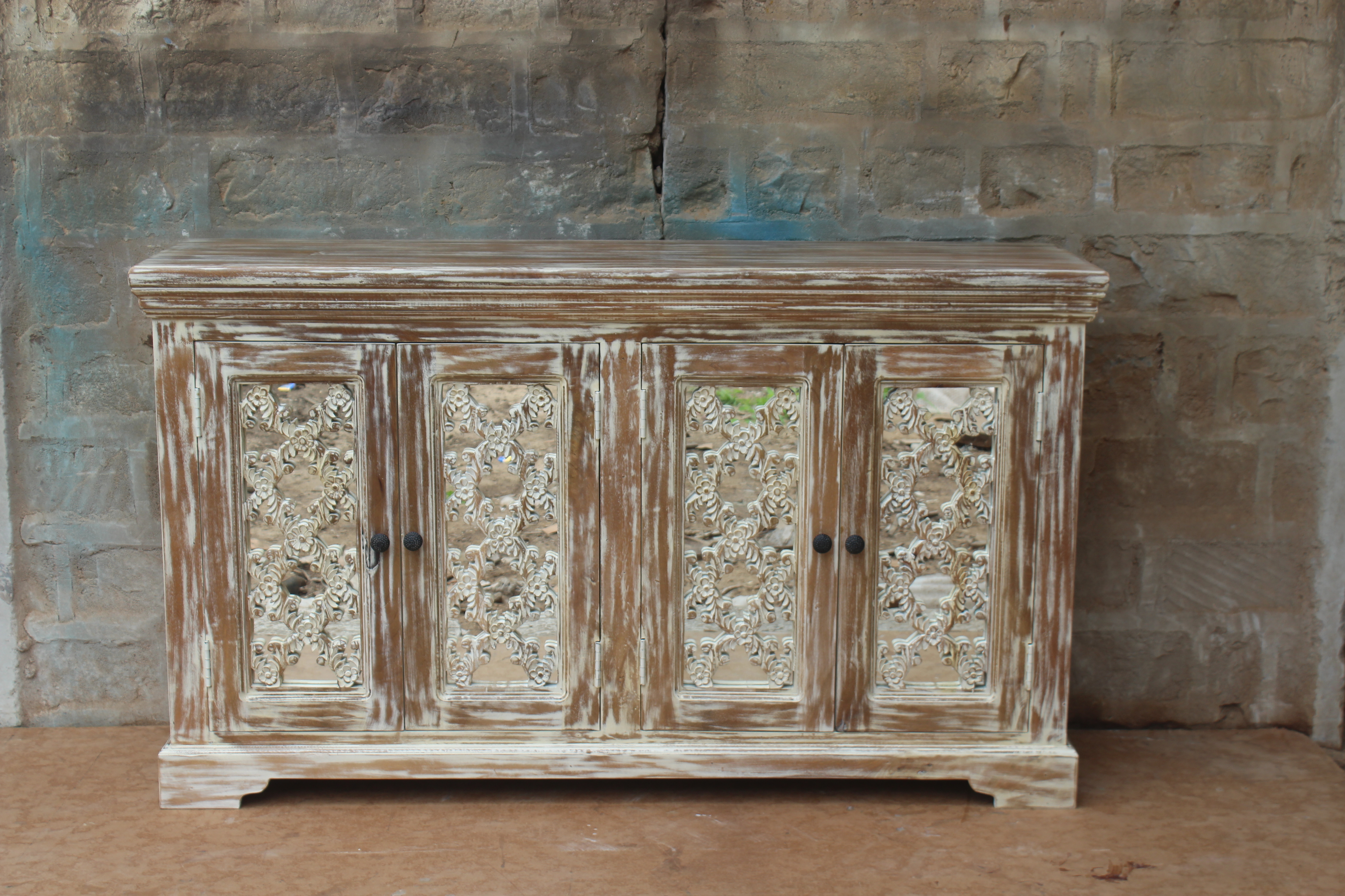 Wooden Bed Side
