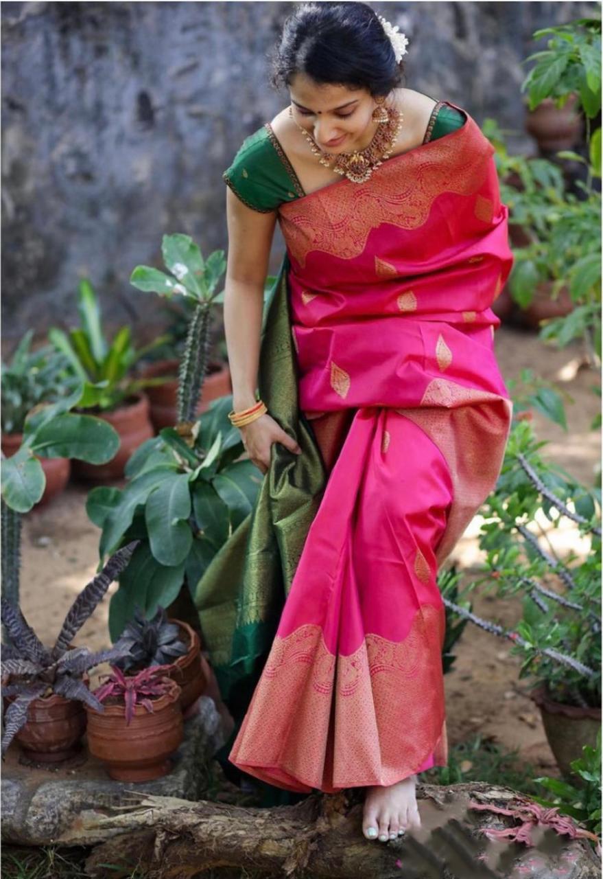 Ethnic Matka  Silk Saree