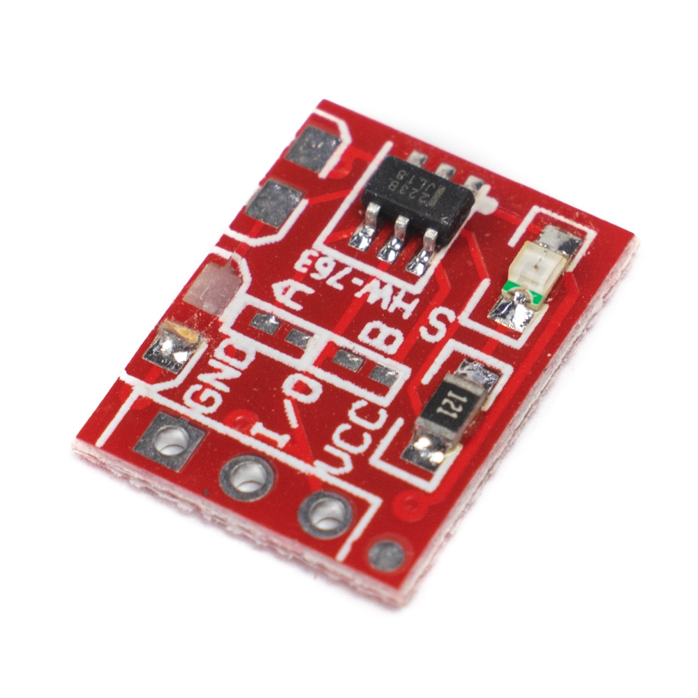 Ttp223 Capacitor Type Single Channel Touch Sensor