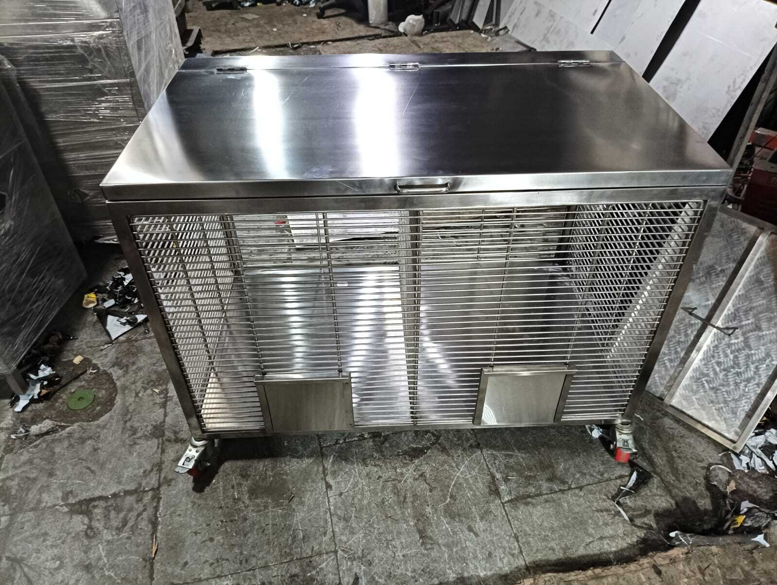 Manual Stainless Steel Onion Potato Bin