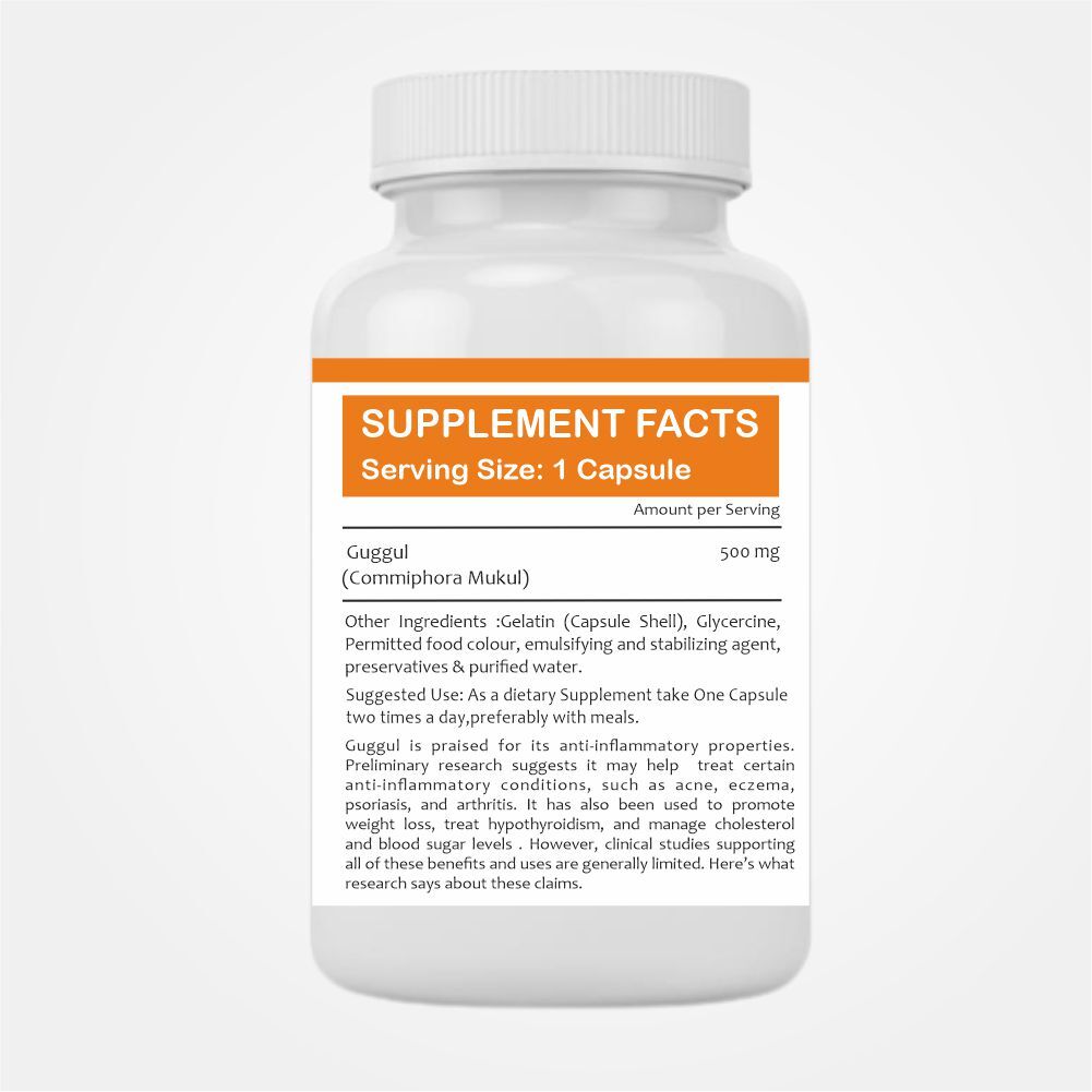 Guggul Capsule Age Group: For Adults