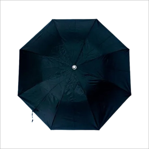 Black Silver 2 Fold Umbrella - Stainless Steel & Zinc-Plated Ribs | Automatic Push Button, UV Protection, Durable & Versatile Design