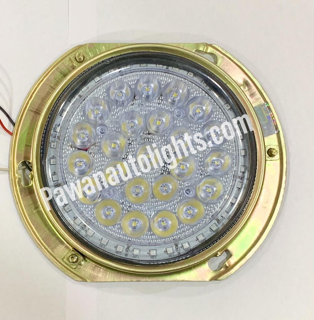 Cast Iron Plastic And Glass Led Headlight
