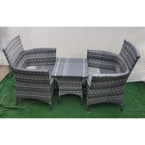 Grey Outdoor Dining Table Set