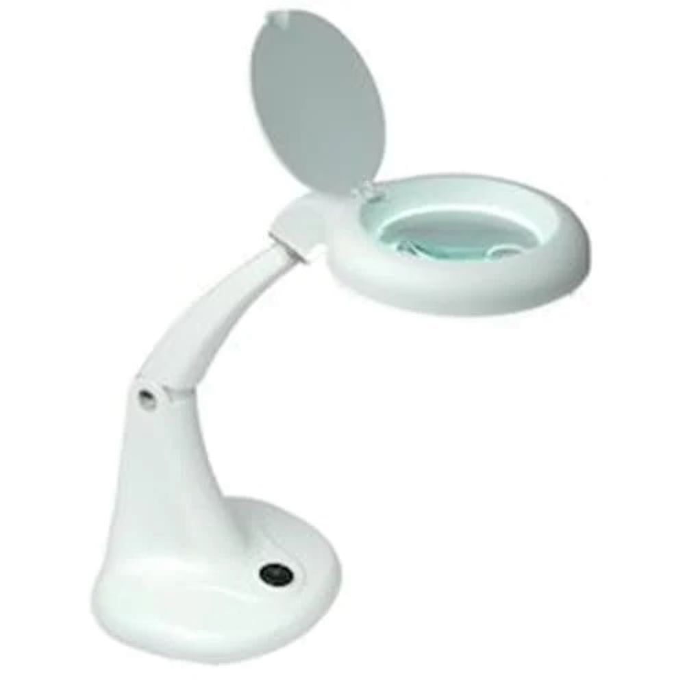 Ken Kou Table Top Magnifier Round - Color: White