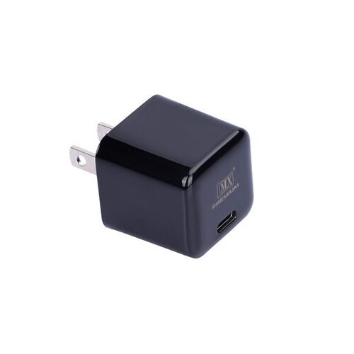एमएक्स प्रीमियम 18w मिनी टाइप सी पीडी 3.0 वॉल चार्जर