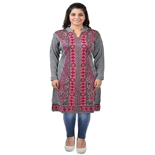Washable Ladies Regular Woolen Kurti