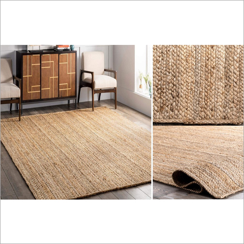 Natural Braided Jute Rugs - Color: Brown