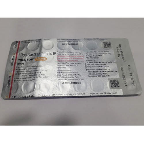 क्रेस्टर 10mg टैबलेट ग्रेड: मेडिकल ग्रेड