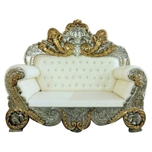 2 सीटर वेडिंग वुडन सोफा