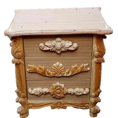 पर्यावरण के अनुकूल लकड़ी की साइड टेबल