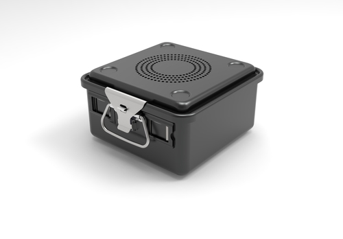 Sealed Container System - Aluminium, 280x280x150 Mm | Black Hard Anodising, Triple Size Options With Filtration System