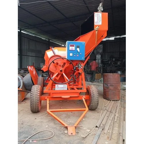 वेट बैचिंग के साथ हाइड्रोलिक हॉपर कंक्रीट मिक्सर