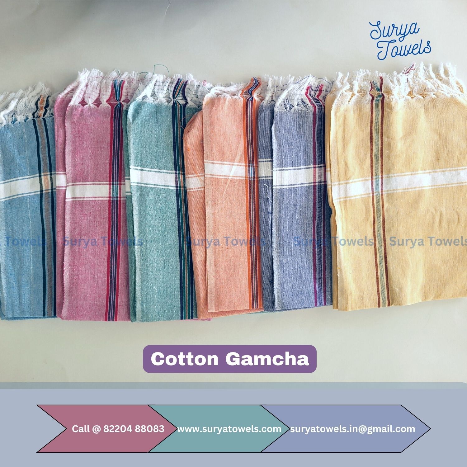 Cotton Gamcha 30x60 Age Group: Children