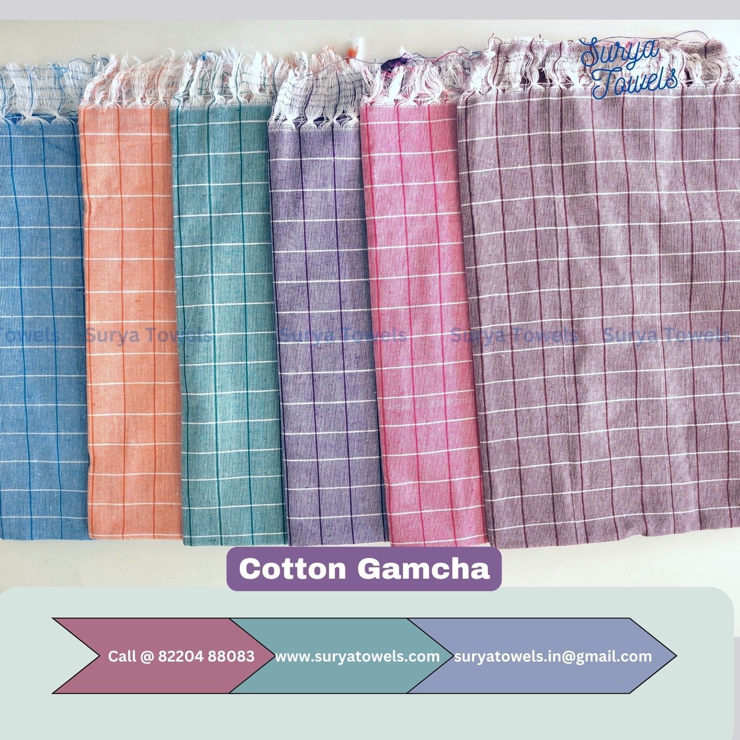 Cotton Gamcha 30x60 Age Group: Children
