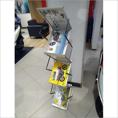 Glass Acrylic Catalog Stand