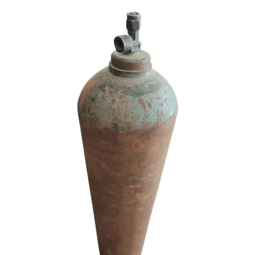 Hydrogen Gas Cylinder - Stainless Steel, Various Sizes Available | Durable Industrial Design