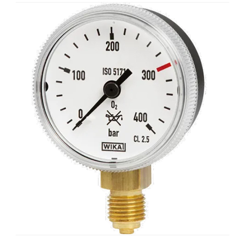 MS Pressure Gauge - Mild Steel, Industrial Use in Chemical Processing and Marine Engineering | Silver Finish, Reliable Performance in Water Engineering