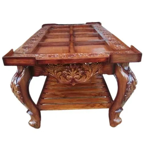 21x42inch Teak Wood Center Table at Best Price in Saharanpur Brown