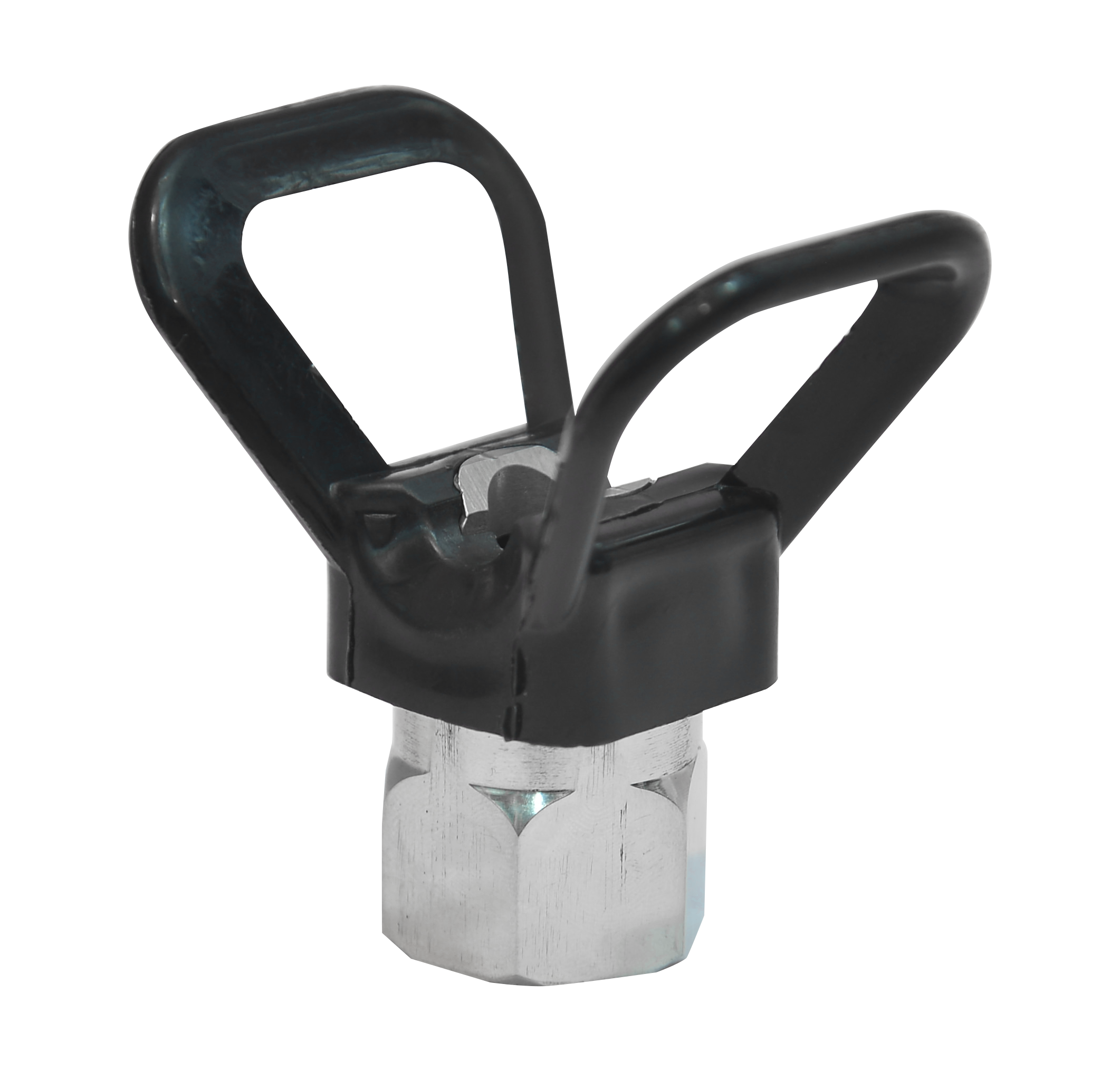 Spray Gun Nozzle Holder - Stainless Steel, Heavy Duty | Compact Size, Easy Installation, User Safety With Nozzle Guard