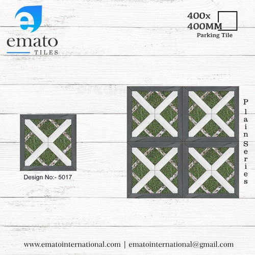 ब्राउन्स/टैंस 400x400 एमएम पार्किंग टाइल्स