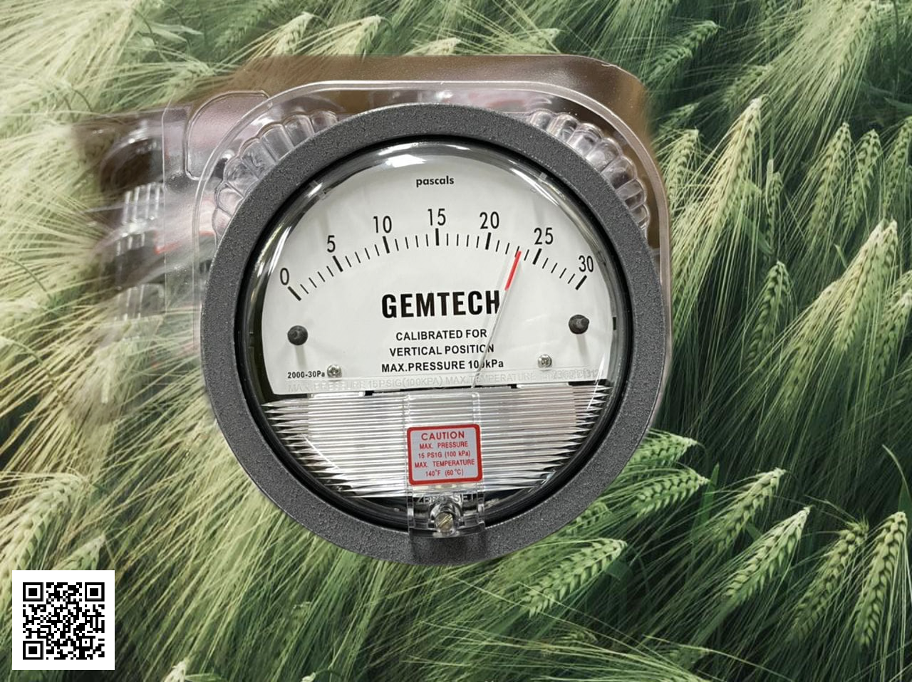 Differential Pressure Gauge - Metal Alloy, 4 Inch Diameter Dial | Accurate Measurement Of Positive, Negative, And Differential Pressure, Exceptional Antiknock Characteristics