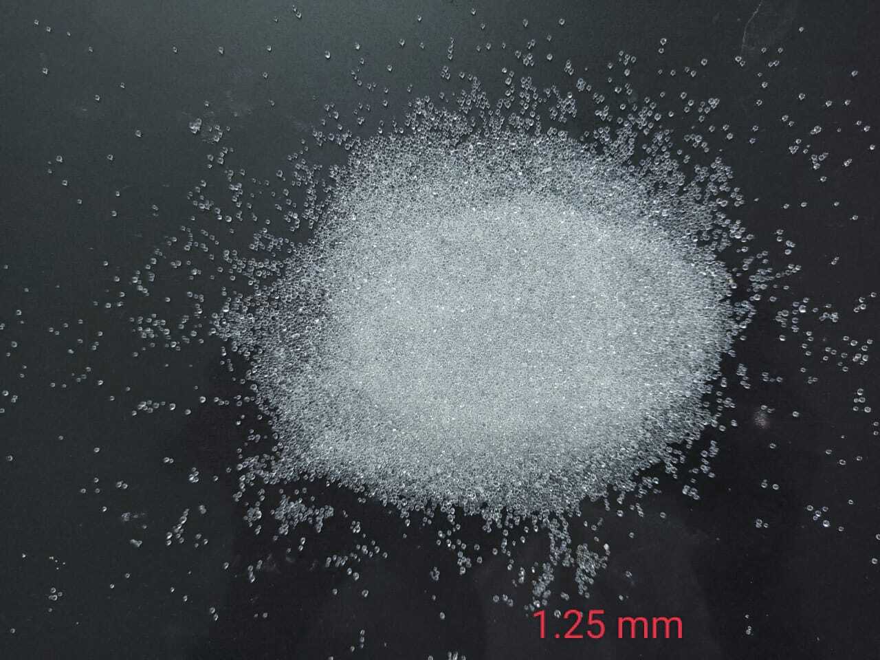 Natural Stone 0.75mm And 1 Mm Super Round Glass Beads For Decoration And Filler In Paint Induatries