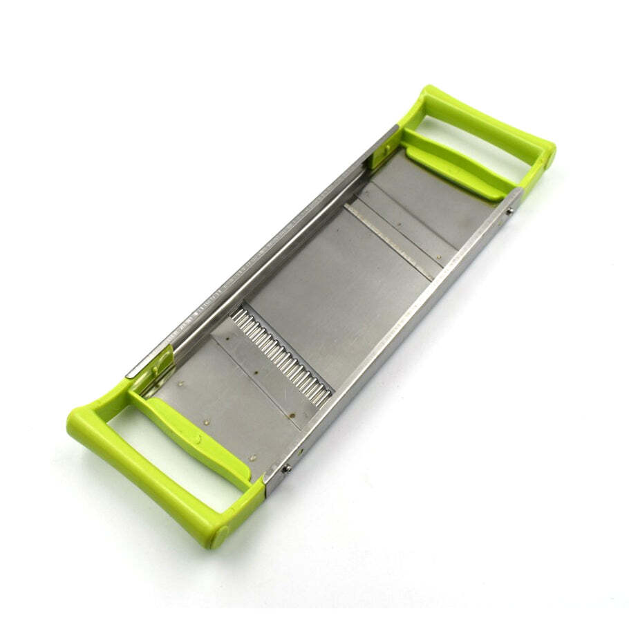 2 In 1 Potato Slicer - Stainless Steel, 36x10x3 Cm | Versatile Kitchen Tool For Effortless Cutting And Slicing