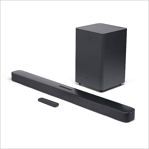 JBL Bar 2.1 Deep Bass - 2.1 Channels, Black Color | USB, SD Card, FM Radio, Remote Control, Bluetooth, Aux-in Support
